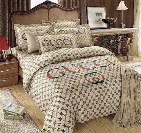 gucci bed linen